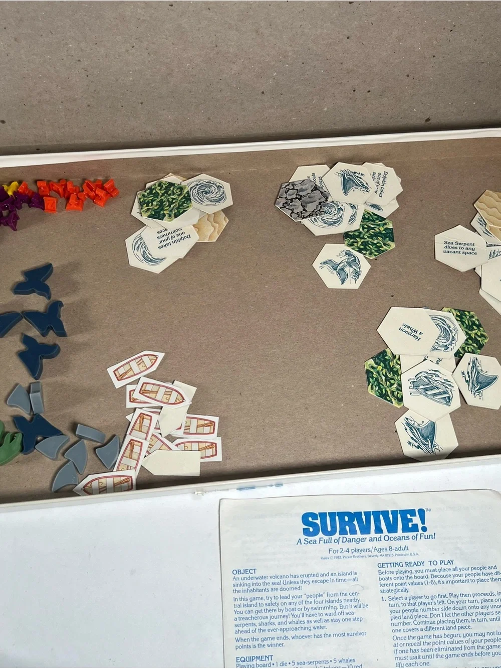 Survive! Board Game 1982